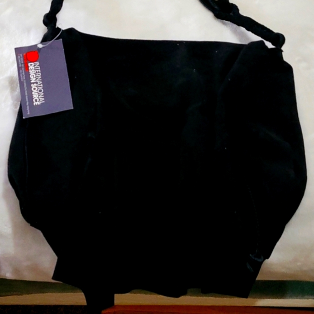 Urbanoxide country black suede purse